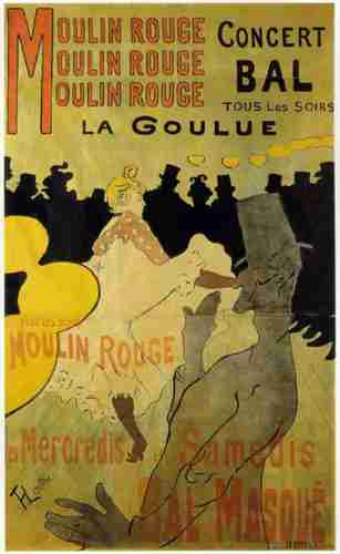 'Moulin Rouge - La Goulue' Henri de Toulouse-Lautrec