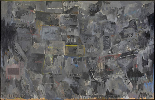 'Map' Jasper Johns