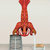 'Acrobat (polychromed aluminum, galvanized steel, wood, straw) 90 1/8 x 58 1/4 x 25 1/2 inches'