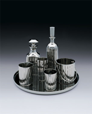 'Baccarat Crystal Set (stainless steel)' Jeff Koons