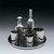 'Baccarat Crystal Set (stainless steel)'