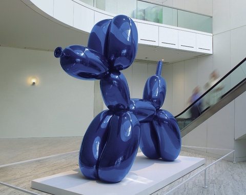 'Balloon Dog (Blue)' Jeff Koons