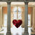 'Hanging Heart (Red/Gold)'