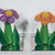 'Inflatable Flowers (Tall Purple, Tall Orange)'