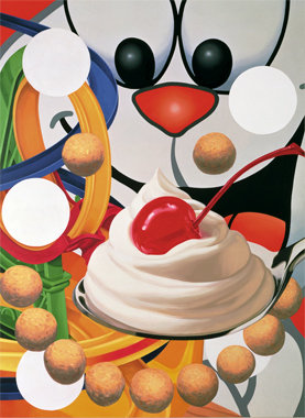 'Loopy (oil on canvas)' Jeff Koons