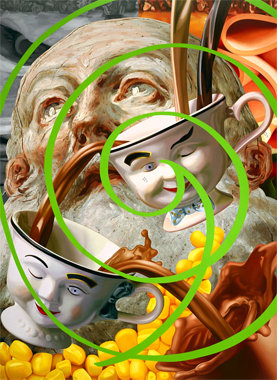 'Saint Benedict (oil on canvas)' Jeff Koons