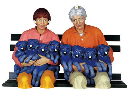 'String of Puppies' Jeff Koons