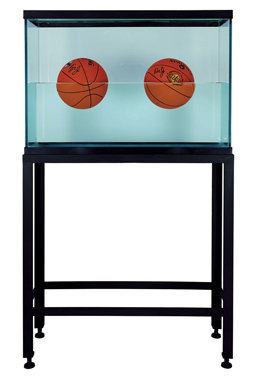 'Two Ball 50/50 Tank (Spalding Dr. J Silver Series, Spalding Dr. J 241 Series)' Jeff Koons