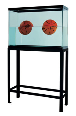 'Two Ball 50/50 Tank (Spalding Dr. J Silver Series, Wilson Supershot)' Jeff Koons