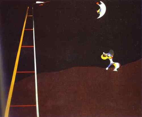 'Dog Barking at the Moon' Joan Miro