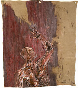 'Fleeing Figure I' Leon Golub