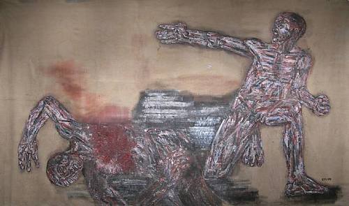 'Napalm I' Leon Golub