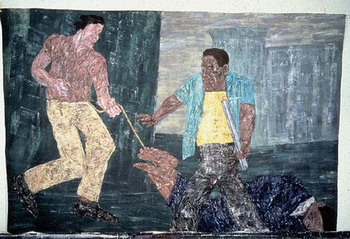'Riot IV' Leon Golub
