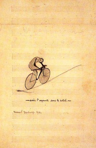 'Having the apprentice in the sun' Marcel Duchamp