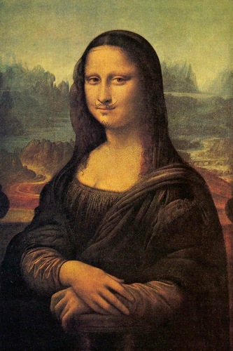 'Mona Lisa: LHOOQ' Marcel Duchamp