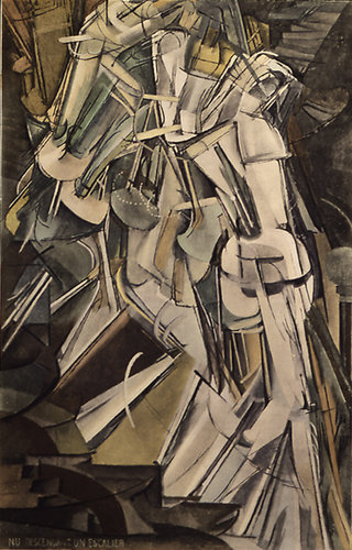 'Nude Descending a Staircase (No.2)' Marcel Duchamp