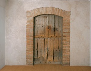 'Étant donnés (detail of exterior)' Marcel Duchamp