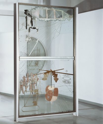 'The Bride Stripped Bare by Her Bachelors, Even (The Large Glass)' Marcel Duchamp
