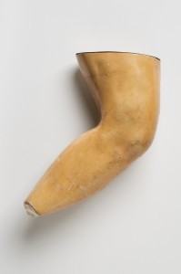 'Untitled (Left Leg) - painted plaster' Marcel Duchamp