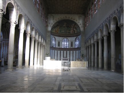 'Nave, Santa Sabina' Material: Stone