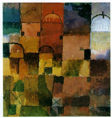 'Red and White Domes' Paul Klee
