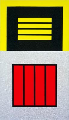'Horizontal Prison, Prison' Peter Halley