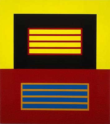 'Horizontal Prisons' Peter Halley