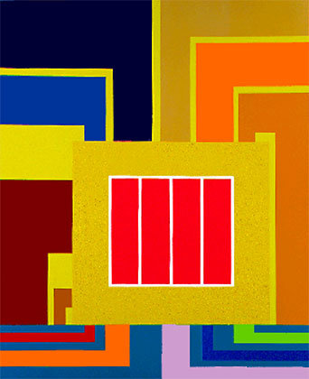 'Panic Room' Peter Halley