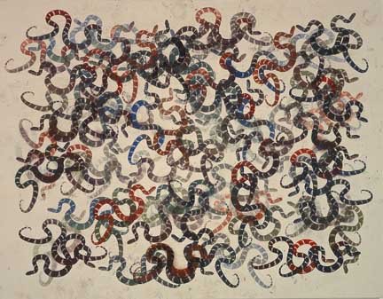 'California Kingsnake (Ringed Phase)' Philip Taaffe