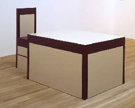 'Table and Chair  ' Richard Artschwager