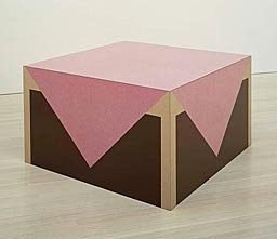 'Table with Pink Tablecloth' Richard Artschwager