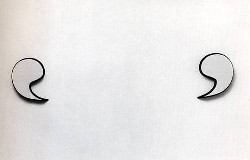 'untitled (Quotation Marks)' Richard Artschwager