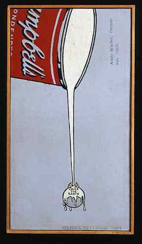 'Untitled (Cover the Earth; Andy Warhol, Pepper Pot, 1962), oil on linen, 11 1/4 x 6 1/4 inches' Richard Pettibone