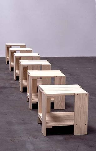 'Small Krate Table: 1-6' Sherrie Levine
