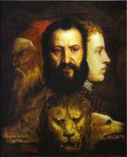 'The Allegory of Age Governed by Prudence' Titian