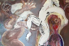 Acrylic and Oil on canvas, 36'' x 24''