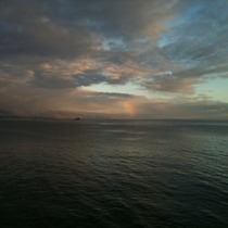 Mobile Post: 'Ball' Rainbow from Wharf