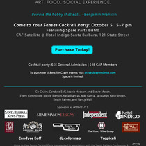 Crave: Art, Food, and Social Experience: Come to Your Senses Cocktail Party
