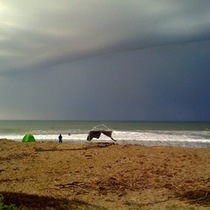 Surf Contest During Lightning Storm