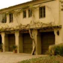 CARRIAGE HOUSE - ROBLEDAL - GEORGE WASHINGTON SMITH - ca: 1926 - HOPE RANCH, CA.