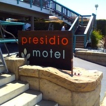 Presidio Sign Getting installed