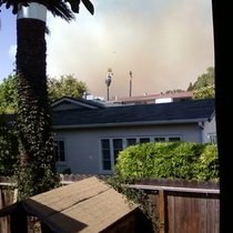 Mobile Post: SB Fire! Looks really close...