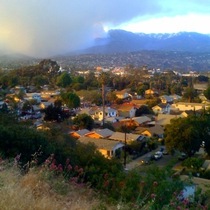 Mobile Post: Jesusita Climbing Towards E. Camino Cielo