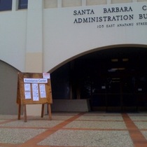 Mobile Post: Assistance Center at SB County Admin Building