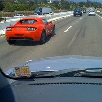 Mobile Post: Tesla Sighting in Santa Barbara