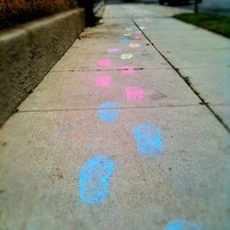 Mobile Post: Awesome Random Sidewalk Art