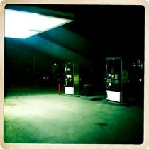 Mobile Post: Night Gas Station [photo]