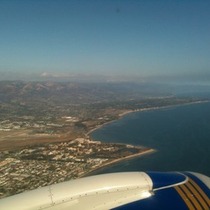 Another Clear(ish) day above SB [mobile photo]