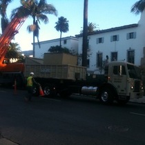 Mobile Post: Quarry blocs arrive at courthouse