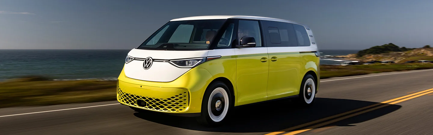 2025 Volkswagen ID. Buzz wihte yellow side view